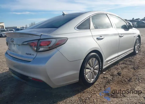 2017 Hyundai Sonata Hybrid Se z USA, uszkodzony, nr VIN KMHE24L16HA059163